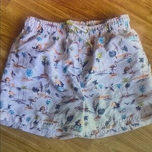 Tropical Print Swim Shorts